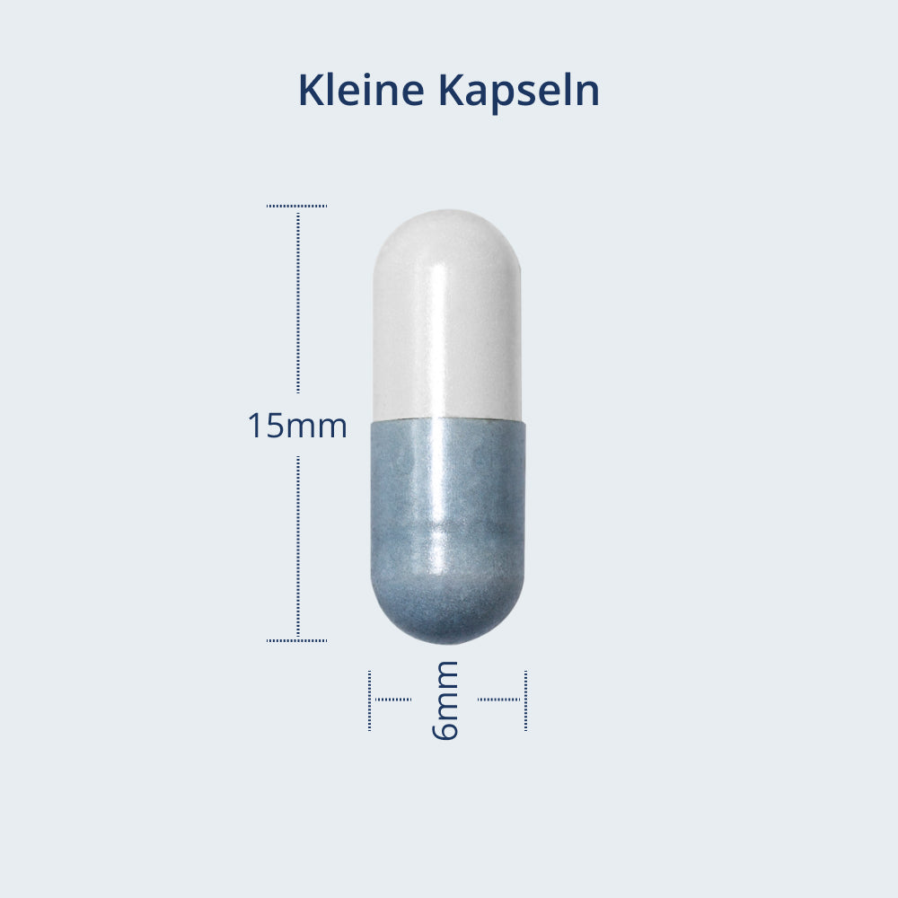 Abbildung Kapselgröße in mm